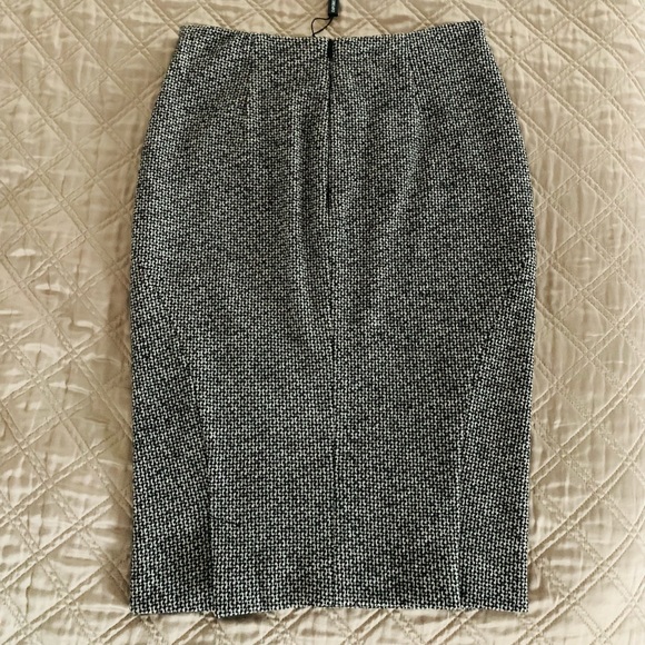 Emporio Armani Tweed Pencil Skirt - Picture 3 of 8